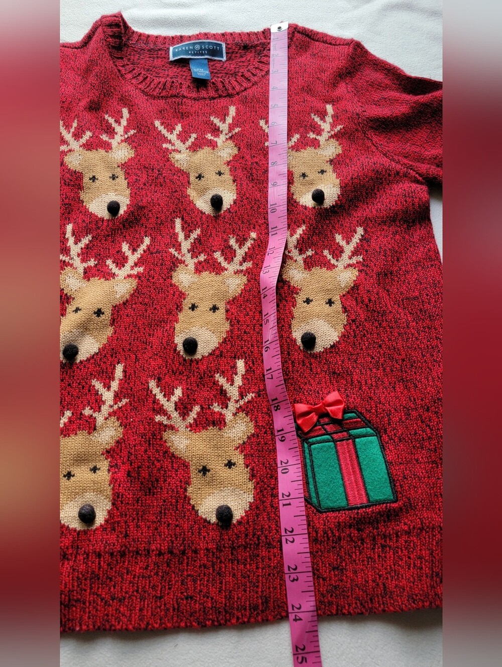 Reindeer Pattern Sweater - Picture 3 of 5